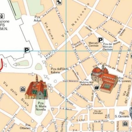 Tre Gigli Firenze Apartment, 5 Minutes From Station, Via Palazzuolo 55 Luaran gambar